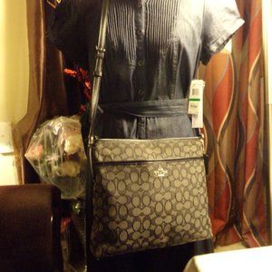 COACH Women's Rowan File Bag In Signature Canvas